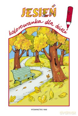 Jesień. Kolorowanka dla dzieci [KOLOROWANKA]