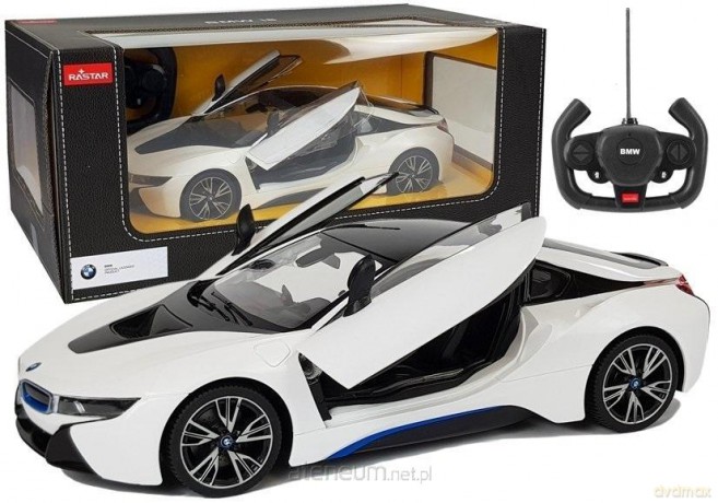 Auto R/C BMW i8 Rastar 1:14 biały