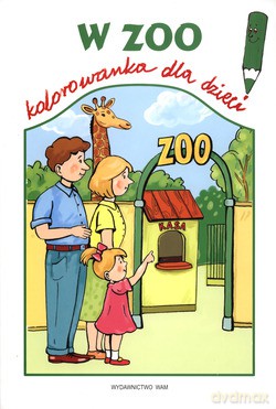 W Zoo. Kolorowanka dla dzieci [KOLOROWANKA]