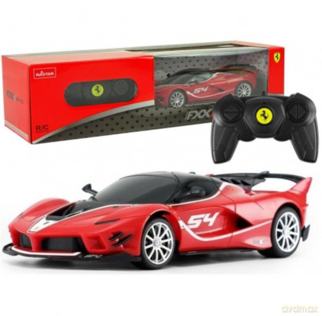 Auto R/C Ferrari Rastar 1:24 czerwone na pilota