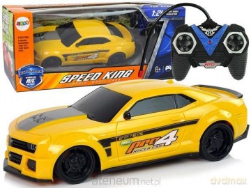 Auto sportowe 1:24 zdalnie sterowane żółte