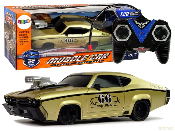 Auto sportowe zdalnie sterowane 1:20 złote