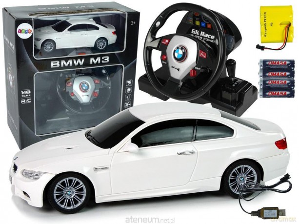 Auto zdalnie sterowane BMW M3 białe