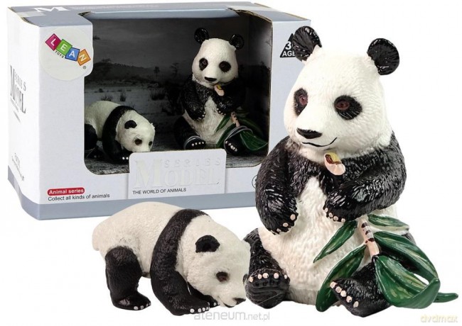 Figurka kolekcjonerska Panda Wielka z Młodym [FIGURKA]