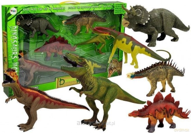 Figurki dinozaurów 6 szt [FIGURKA]