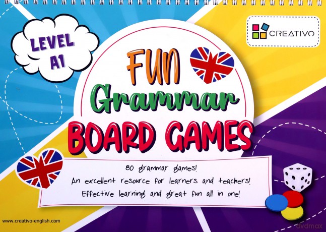 Karty językowe Angielski  Fun Grammar Board Games Level A1 [GRA]