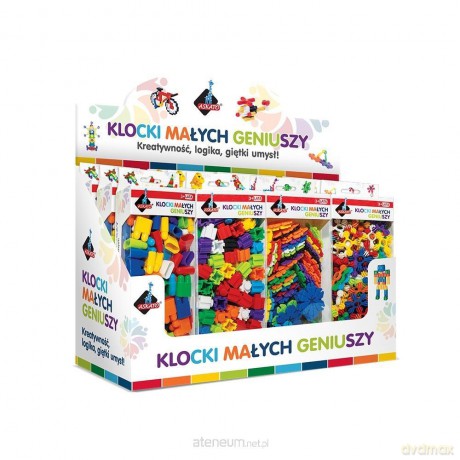 Klocki małych geniuszy (12 szt) [KLOCKI]