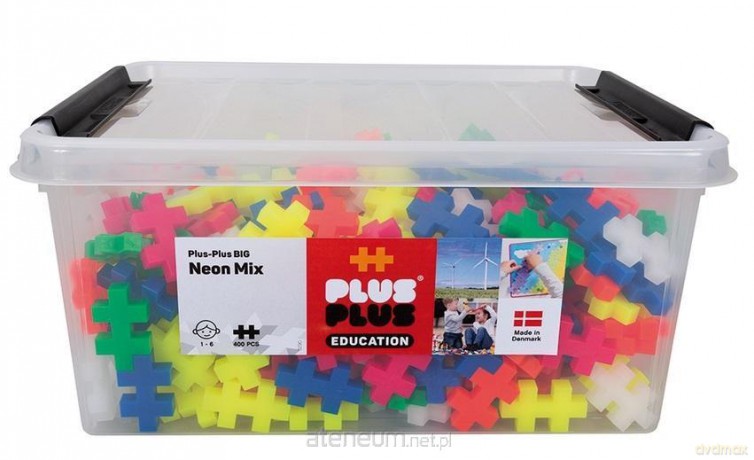 Klocki Plus-Plus Big mix neon 400 el [KLOCKI]