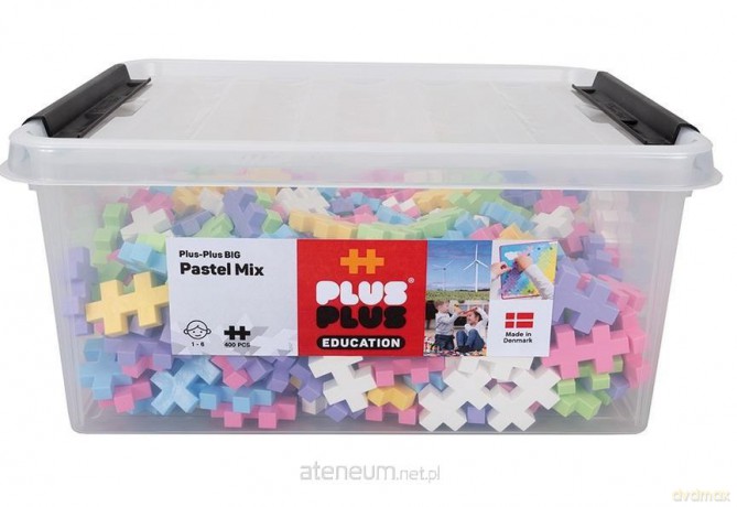 Klocki Plus-Plus Big mix pastel 400 el [KLOCKI]