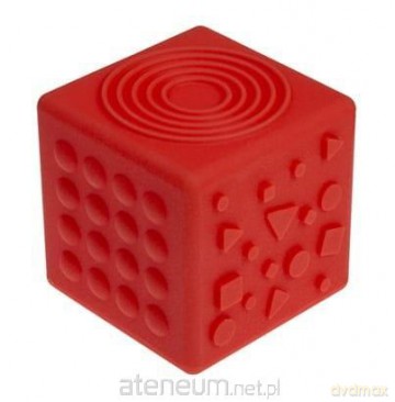 Kostka sensoryczna czerwona 8,5 cm