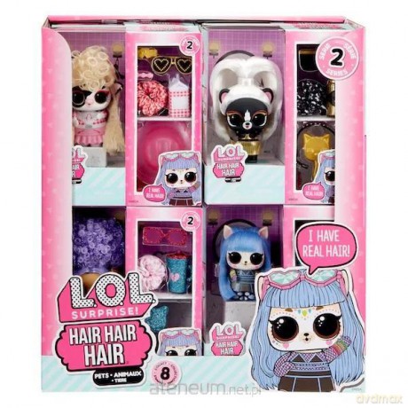 LOL Surprise Hair Hair Hair Pets (8 szt) [FIGURKA]