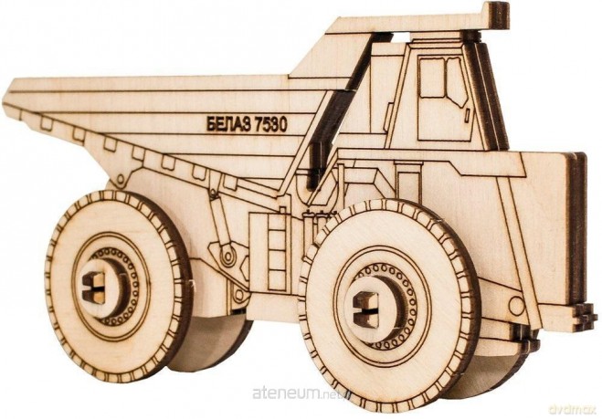 Drewniane 3D Belaz 2D [PUZZLE]