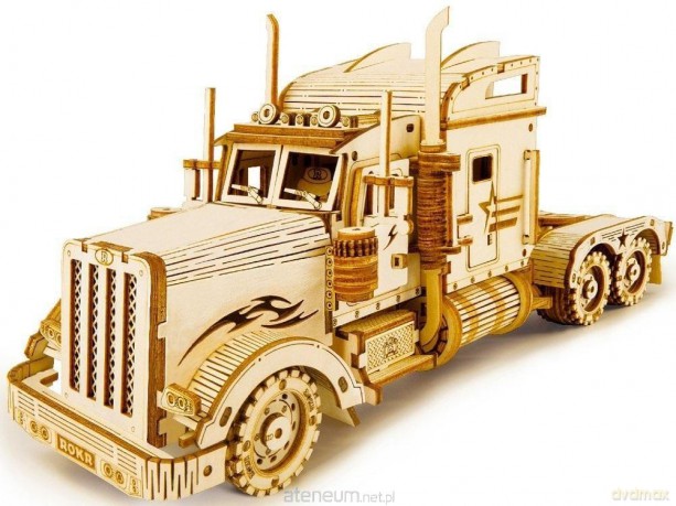 Drewniane 3D Ciężarówka [PUZZLE]