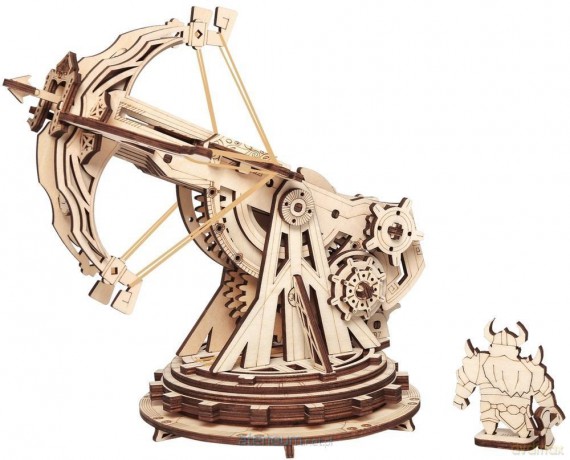 Drewniane 3D Ciężka Balista [PUZZLE]