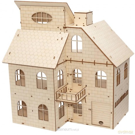 Drewniane 3D Domek Dla Lalek [PUZZLE]