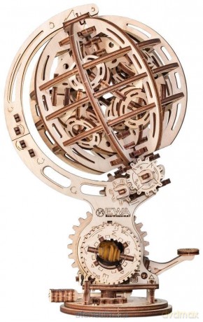 Drewniane 3D Globus Kinetyczny [PUZZLE]