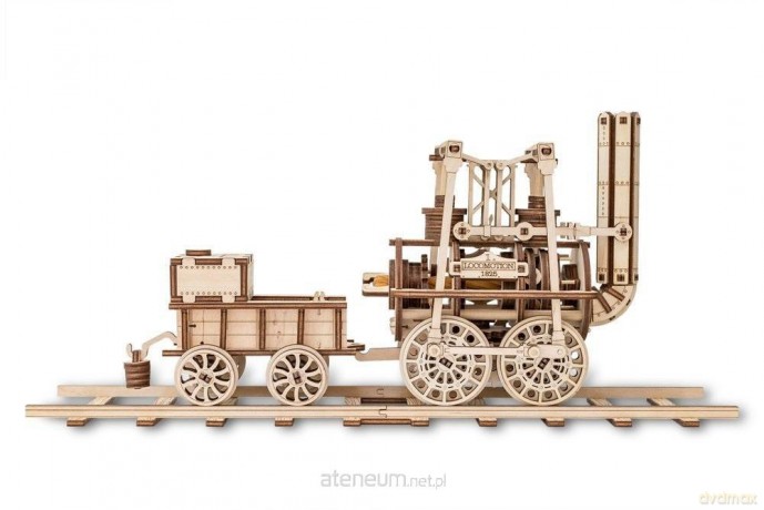 Drewniane 3D Lokomotywa Parowa [PUZZLE]