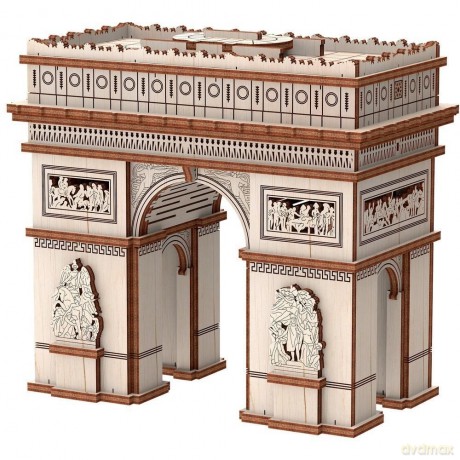 Drewniane 3D Łuk Triumfalny [PUZZLE]