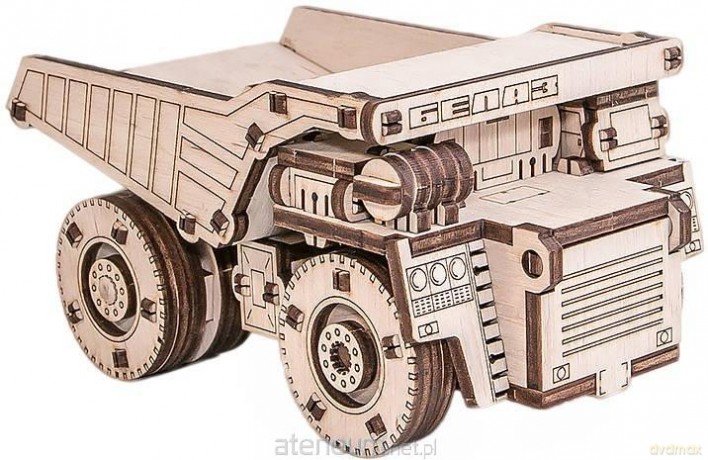 Drewniane 3D Mini Belaz [PUZZLE]