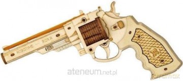 Drewniane 3D Pistolet M60 [PUZZLE]