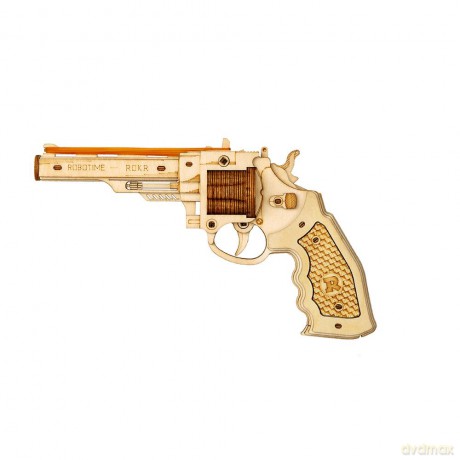 Drewniane 3D Pistolet M60 [PUZZLE]