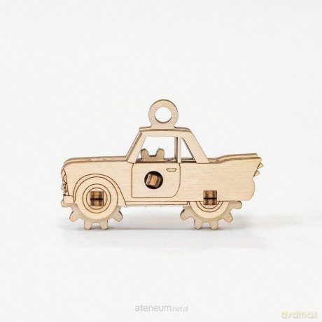 Drewniane 3D Samochodzik [PUZZLE]