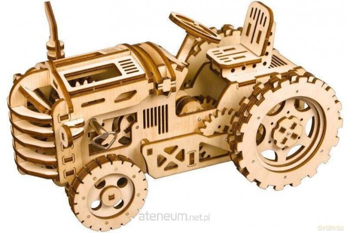 Drewniane 3D Traktor [PUZZLE]