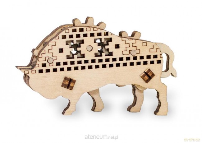 Drewniane 3D Żubr [PUZZLE]