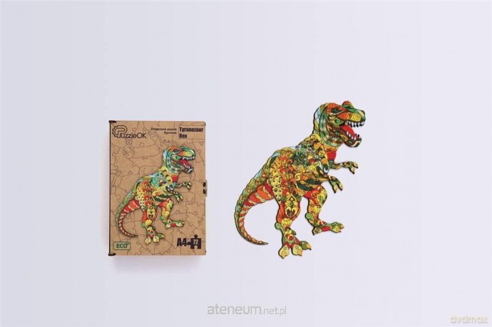 Drewniane eko 72 Tyranozaur rex A4 [PUZZLE]
