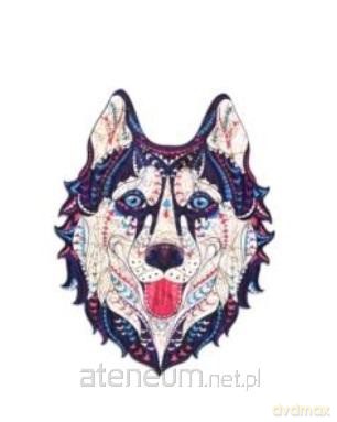 Drewniane eko 73 Śnieżny husky A4 [PUZZLE]