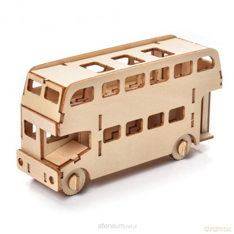 Drewniane Model 3D Autobus [PUZZLE]