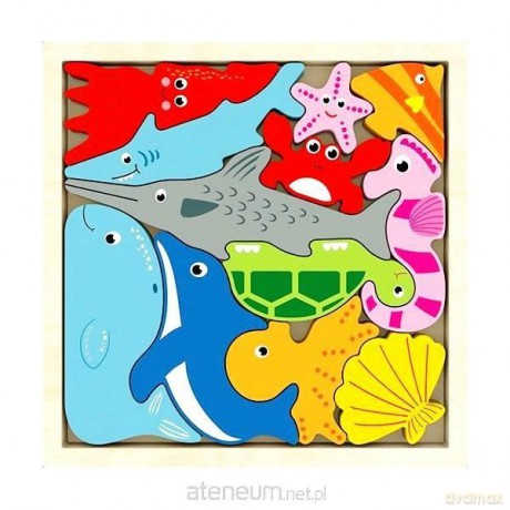 Drewniane Zwierzęta [PUZZLE]