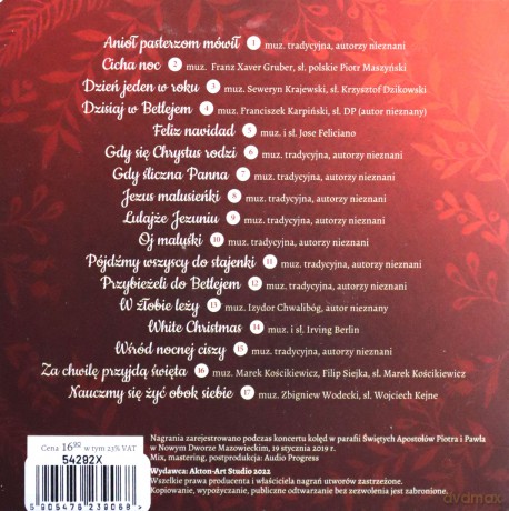 Rafał Brzozowski. Najpiękniejsze kolędy... [CD]