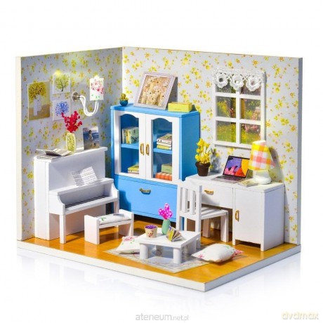 Składany Drewniany Model LED Anna's Room