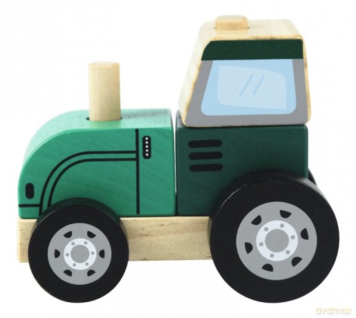 Zabawka drewniana - Tractor