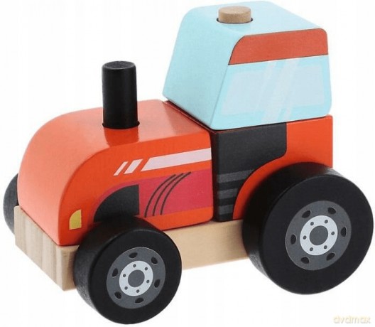 Zabawka drewniana - Tractor