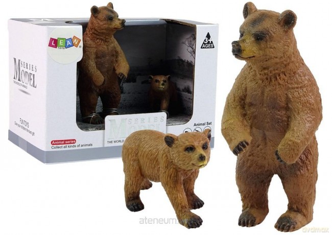 Zestaw figurek Niedźwiedź Brunatny z młodym [FIGURKA]