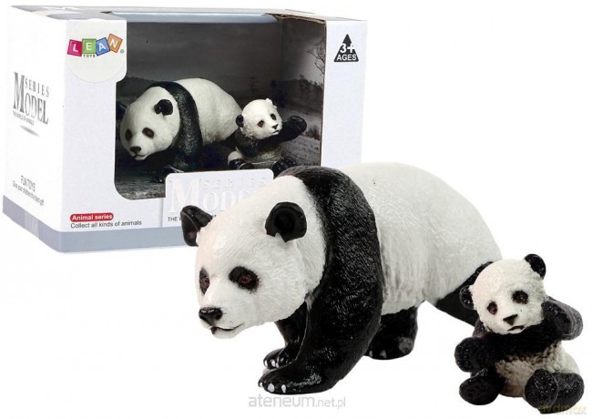 Zestaw figurek Panda z młodą Pandą [FIGURKA]