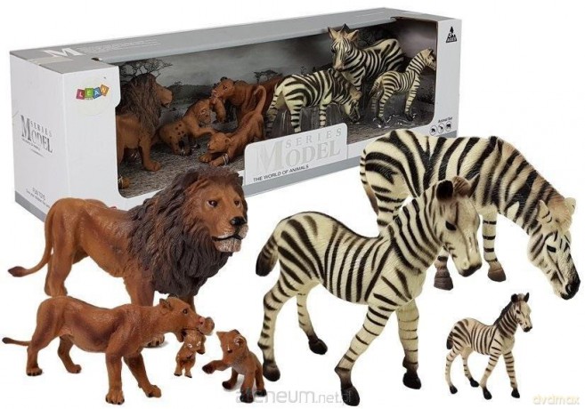 Zestaw figurek zwierzęta safari [FIGURKA]
