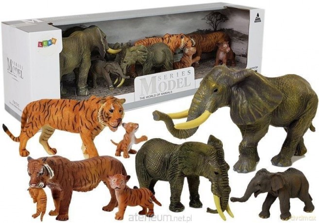Zestaw figurek zwierzęta safari [FIGURKA]