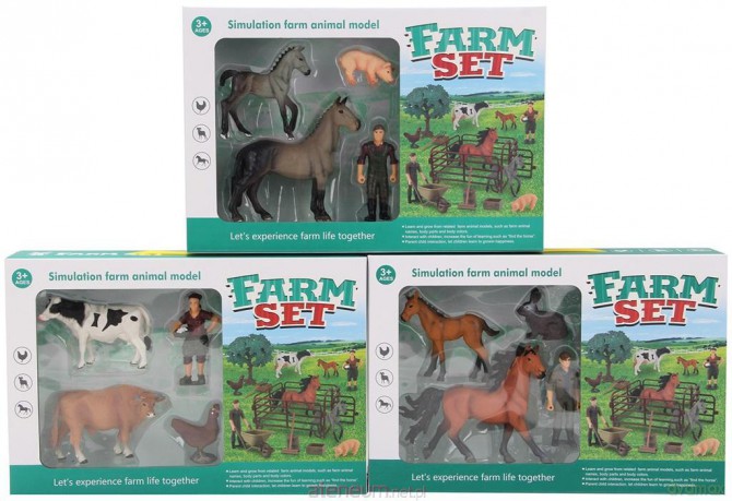 Zestaw zwierząt domowych - mini farma MIX [FIGURKA]