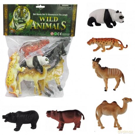 Zwierzęta ZOO 6 szt [FIGURKA]