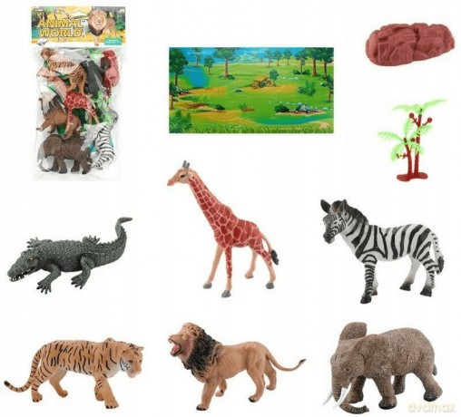 Zwierzęta ZOO 6 szt [FIGURKA]