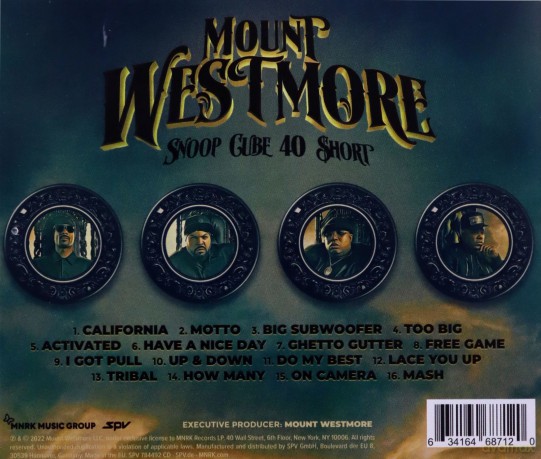 Mount Westmore: Snoop Cube 40 Short [CD]