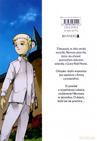 Norman The Promised Neverland - Shirai Kaiu [KOMIKS]