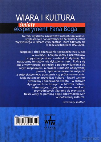 Wiara I Kultura. Śmiały eksperyment Pana Boga [KSIĄŻKA]