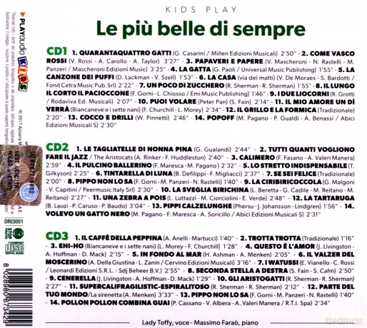 Kids Play: Le Piu' Belle Di Sempre [3CD]