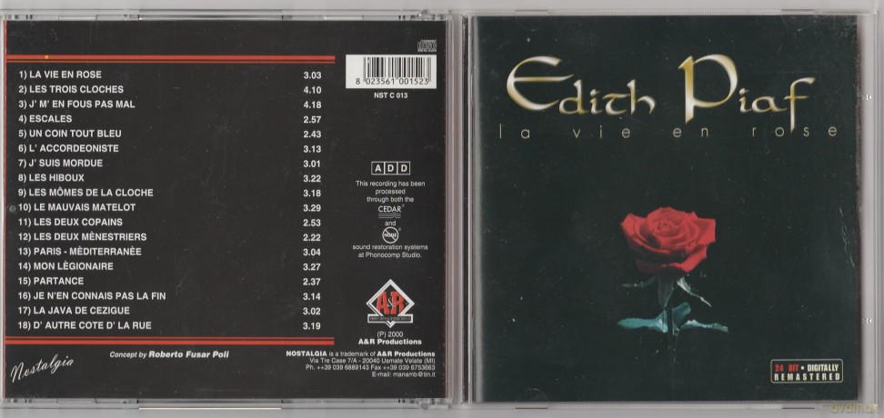 Edith Piaf: La Vie En Rose [CD]