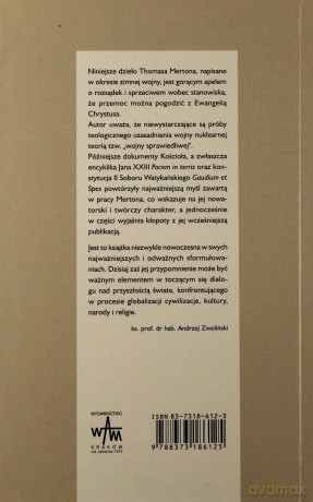 Pokój W Erze Postchrześcijańskiej - Thomas Merton [KSIĄŻKA]