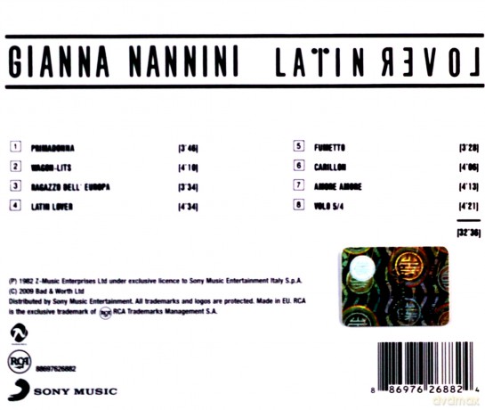 Gianna Nannini: Latin Lover [CD]